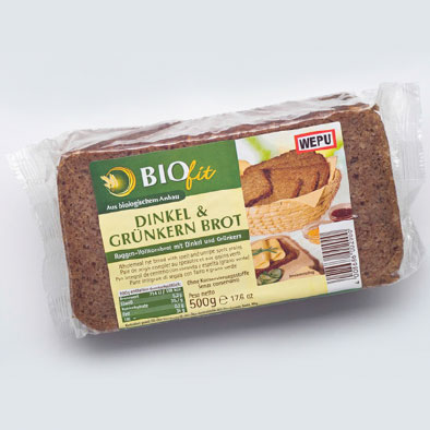 Biofit spelled & green seed bread from WEPU