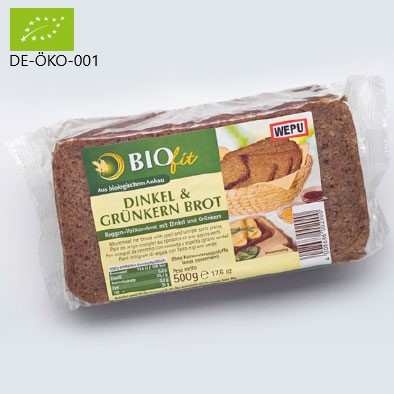 Biofit-Dinkel & Grnkernbrot von WEPU