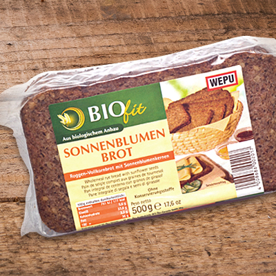 Packaging Biofit sunflower bread